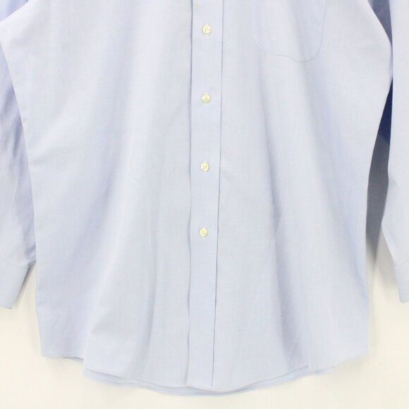 Brook Brothers Shirt Mens Light Blue Button Down Classic Fit Collared Size 16-32 - Picture 4 of 9
